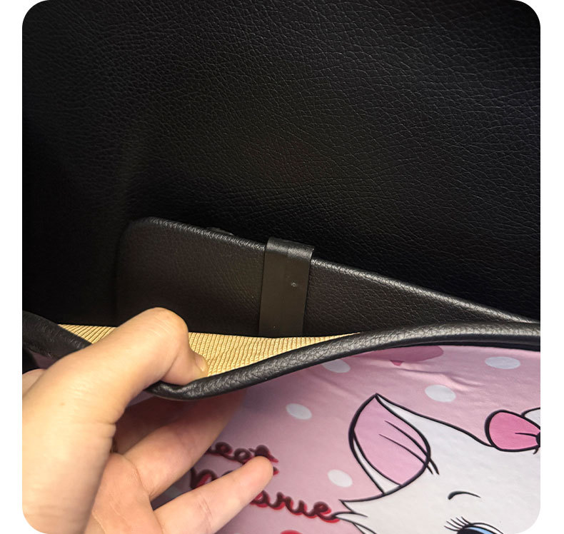 Pink Kitten Anti-Kick Pad Universal Rear Seat Back Anti-Dirty Protective Pad Car Rear Seat Protective Pad Anti-Wear Pad