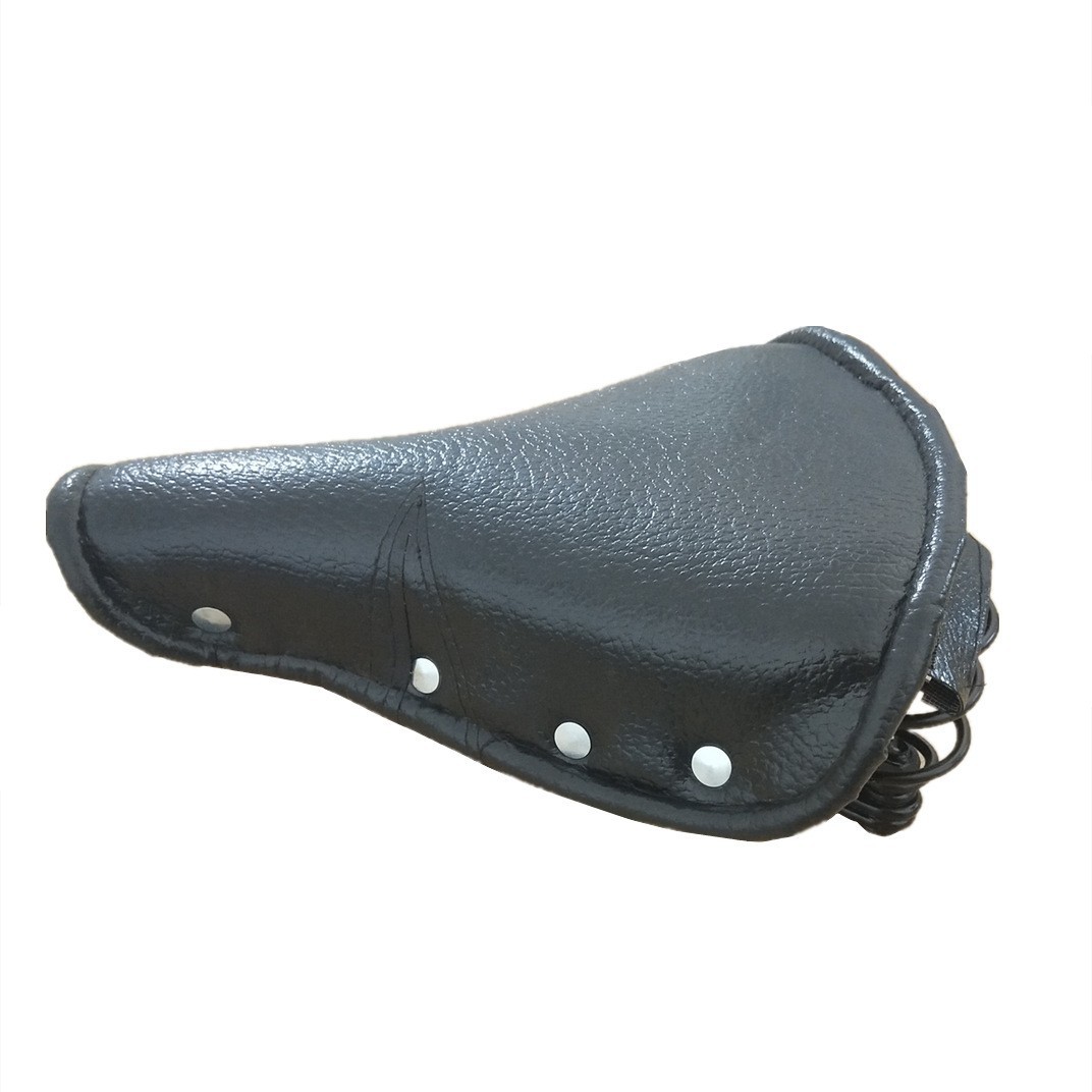 Gran 28-tipo triciclo antiguo sillín de bicicleta elástico retro sensación silla asiento bolsa gran cantidad