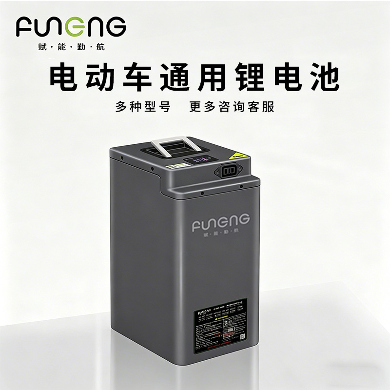 High-Capacity Lithium Iron Phosphate Battery for Electric Vehicles, 48V60V72V, Suitable for Electric Bikes and Motorcycles