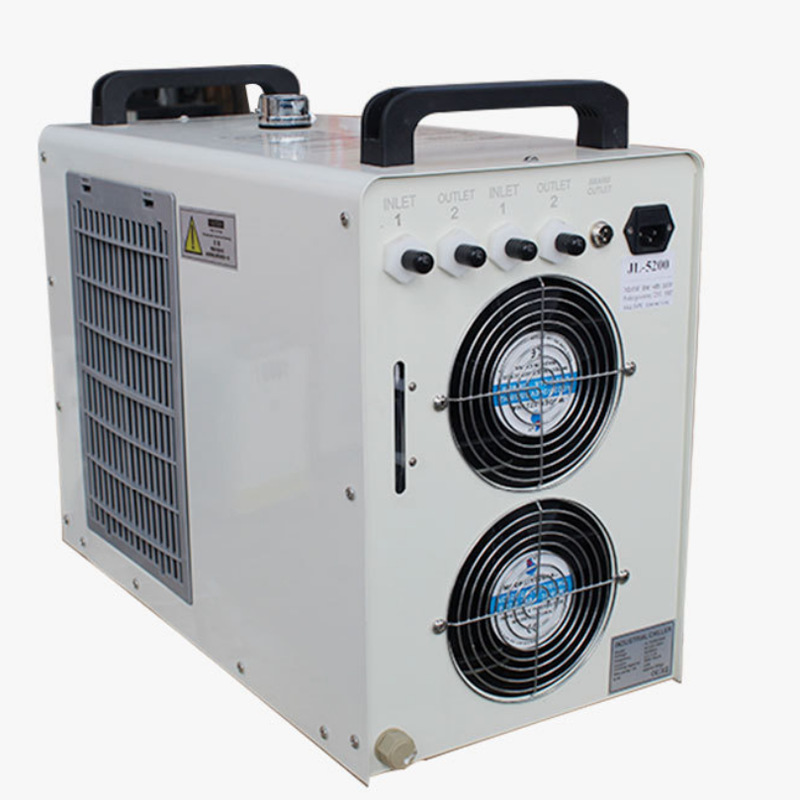 双头激光切割机工业冷水机JL-5200双进双出水冷机冷却激光管水箱