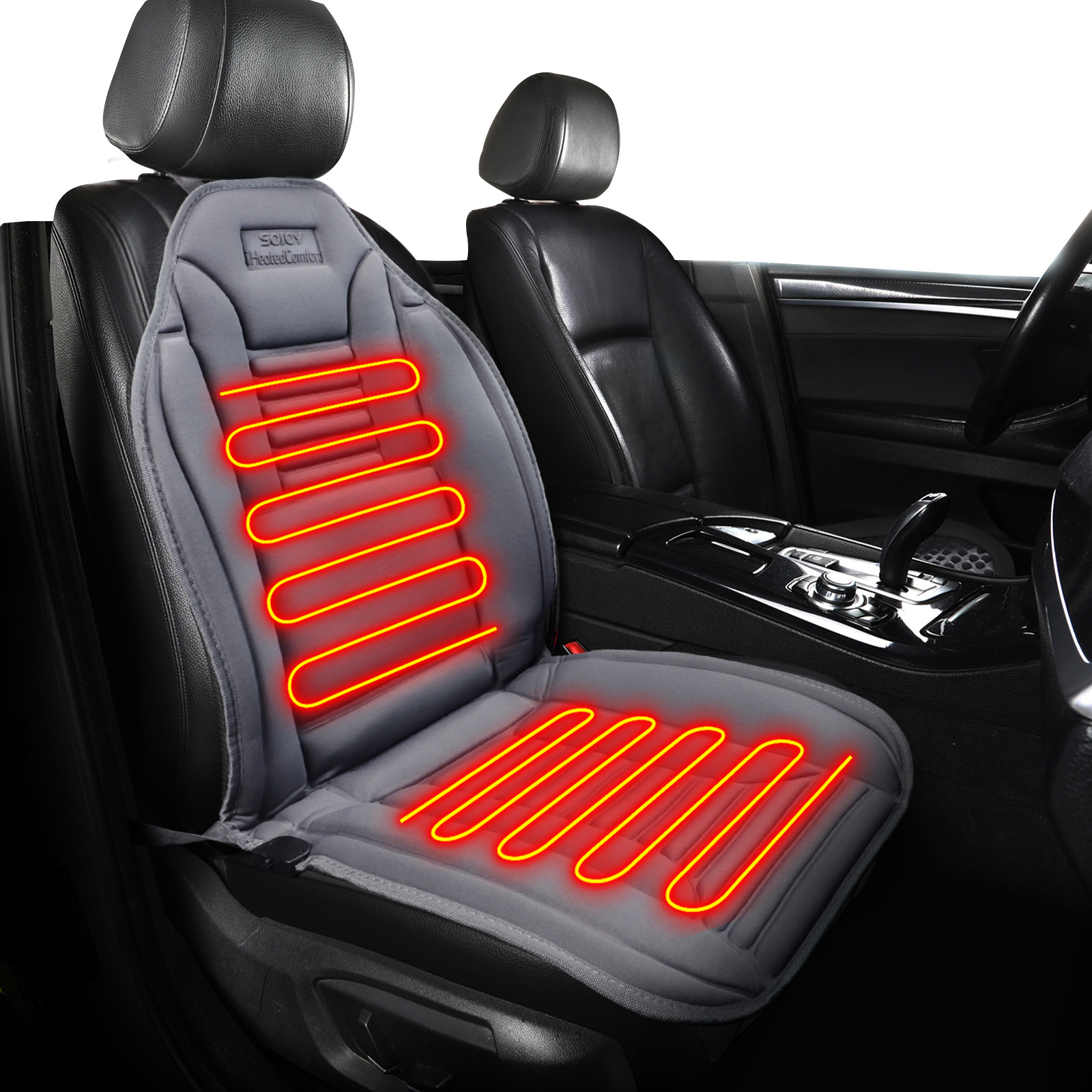 Source Factory Ultra-Low Price Car Heating Seat Cushion for Winter 12V Car Heating Seat Pad with Fast Constant Temperature Protection