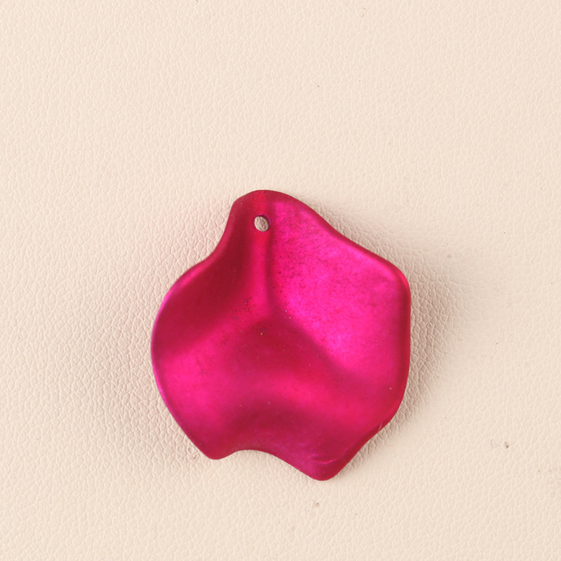 9g Weight Earring Findings Jewelry Making Type DIY Jewelry Accessories Classification 10 PCS/Package Quantity Acrylic Material Petal Pattern Spray Paint Design Simple Style Style 10 PCS/Package Arylic Petal Earring Findings 9