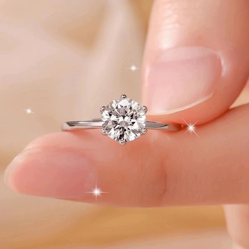 A carat classic female ring