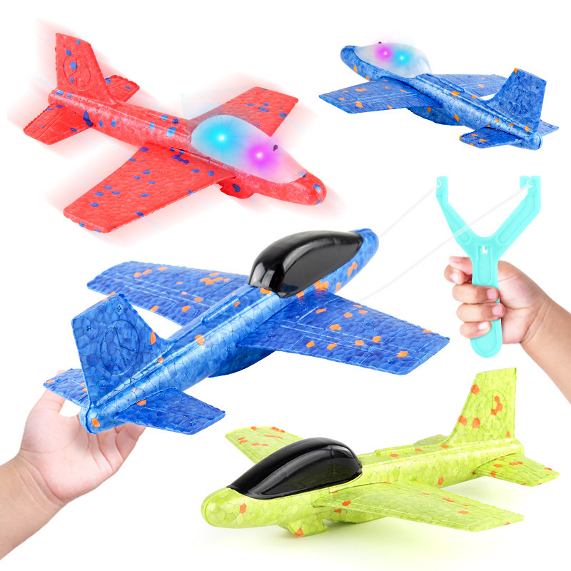 가벼운 손으로 아마존 어린이 투석기 거품 항공기 투석기 투석기 야외 투석기 항공기 제조 업체 도매