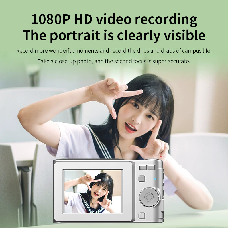 Compact CCD Digital Camera, 50 MP, 16× Digital Zoom, Pocket Size, Mobile Upload