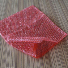 佛山廠家定制紅色雙層防靜電氣泡袋 電路板屏蔽包裝泡泡袋子批發