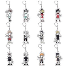 バレーボール少年キーホルダーアニメ影山飛雄日向翔陽孤爪研磨西谷夕アクリルペンダント