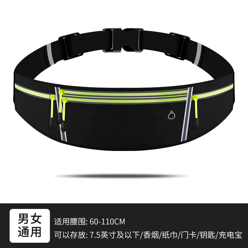 Bolsa de cintura deportiva equipo de correr para hombres bolsa de cintura para teléfono móvil CINTURÓN DE hervidor multifuncional ultrafino para mujer bolsa de fitness impermeable al aire libre