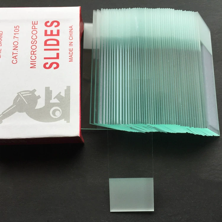 7105 слайд из матового стекла 50 шт./Коробка настраиваемый стеклянный слайд для микроскопа