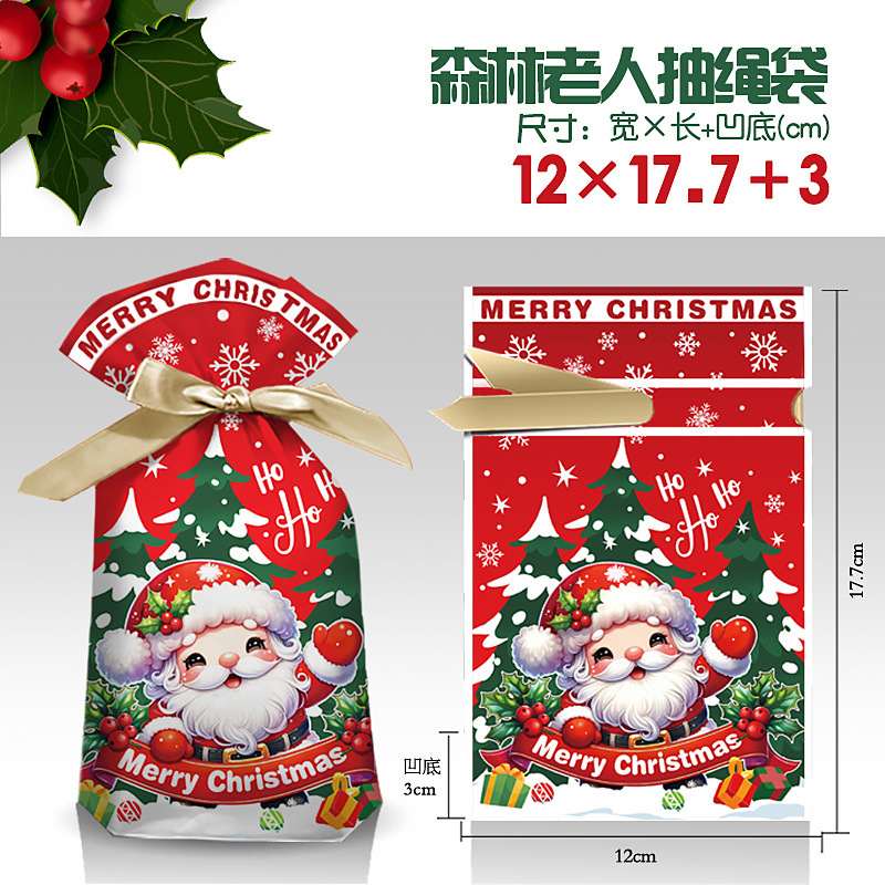 新商品オリジナル平安果袋ギフトバッグクリスマスキャンディー包装袋リボン巾着袋ギフト袋|undefined