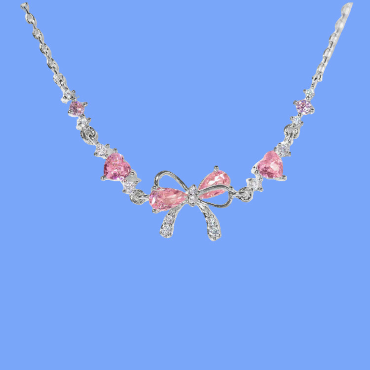 Cross-border Panjia New Ins Style Cute Sweet Bracelet Love Heart-shaped Zircon Butterfly Festival Bracelet Female Niche Supply