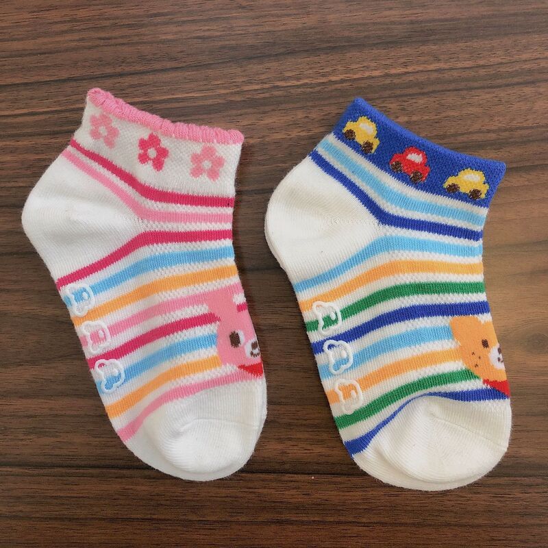 Clearance of Discontinued Sizes (Japanese Stock) Mk Summer Mesh Style Children's Socks Cotton Baby Socks