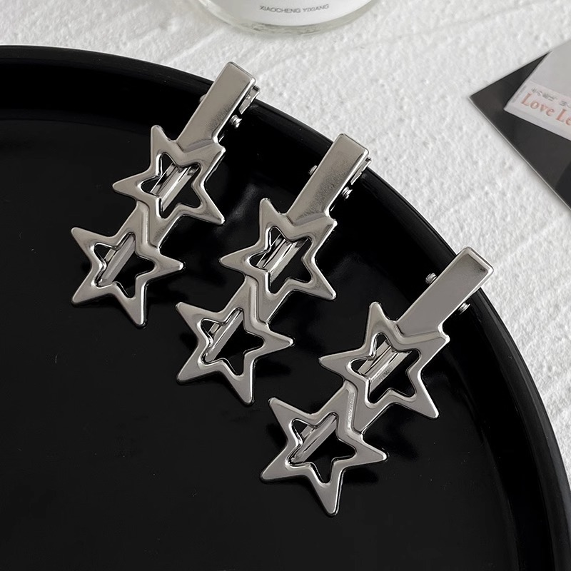 Horquilla de metal de alta calidad para otoño e invierno clip para flequillo en la frente femenina