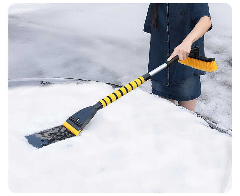Extended Car Snow Shovel Winter Snow Removal Tool Snow Brush Ice Scraper Frost Remover Snow Sweeper Car Snow Removal Shovel