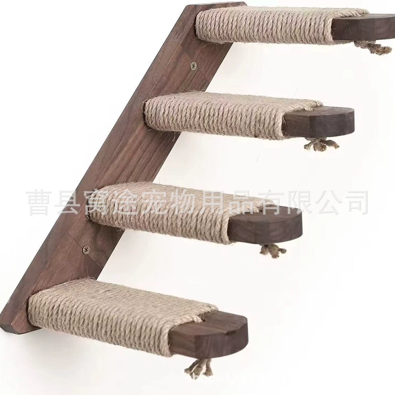 Деревянная лестница для восхождения кошек, настенная многослойная рамка для восхождения кошек, пеньковая веревка, деревянная доска, лестница, трансграничная горячая распродажа, игрушка для восхождения кошек