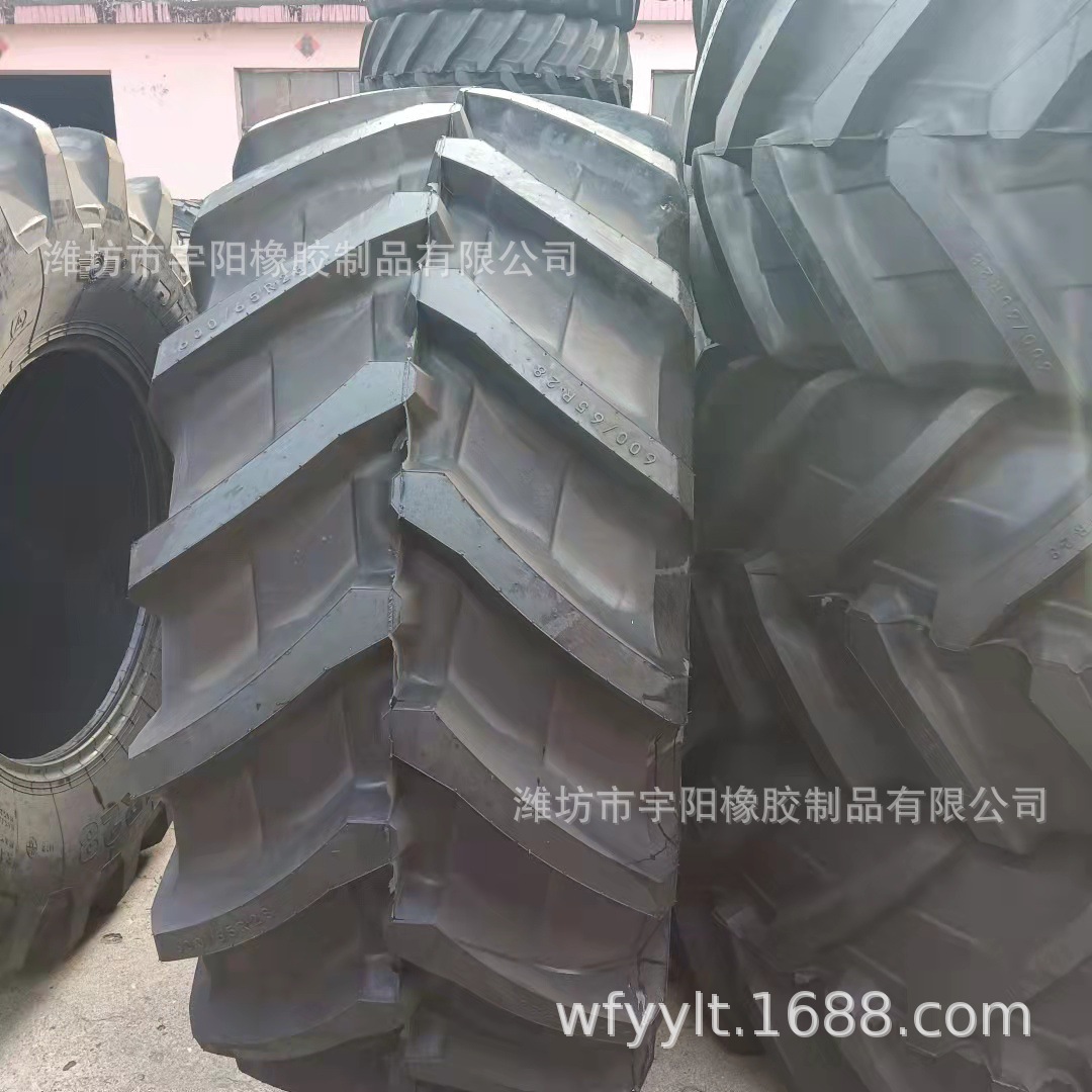 600/65R28 人字农用钢丝胎 联合收割机轮胎