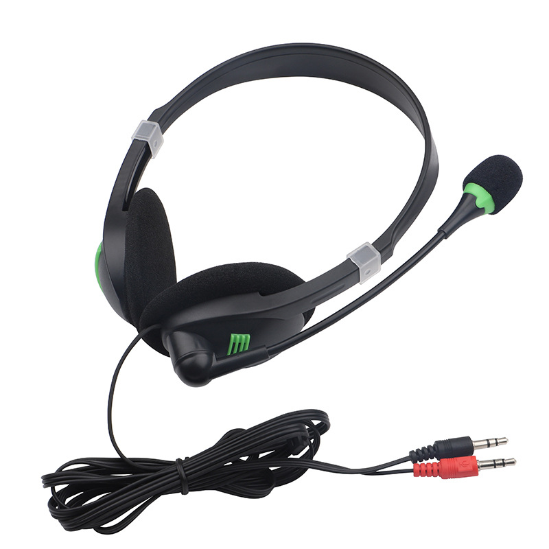 Shenzhen ordenador operador auriculares estudiante clase en línea escuchando entrenamiento de alta calidad de sonido auriculares con cable al por mayor