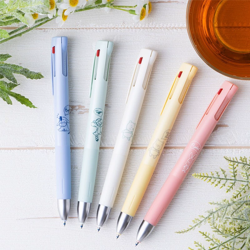 Japanese zebra, universal ballpoint pen, Winnie the Pooh, 3 colors