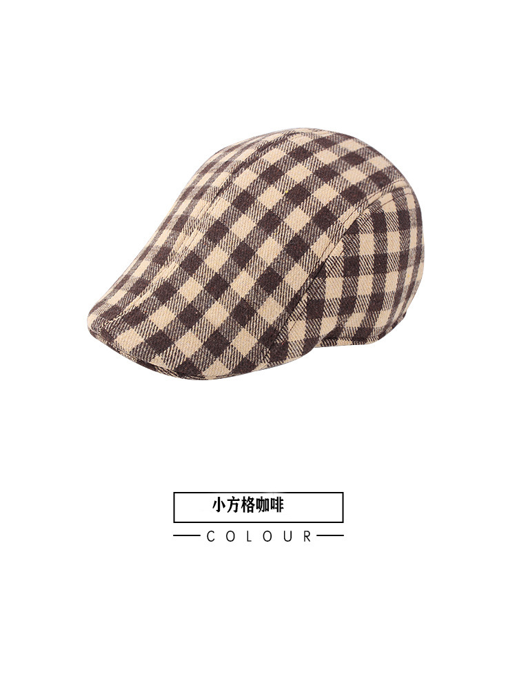 Otoño y invierno gorra de lengua de pato gran placas de la boina de la cabeza gorra de hombre de mediana edad gorra abuelo gorra de invierno