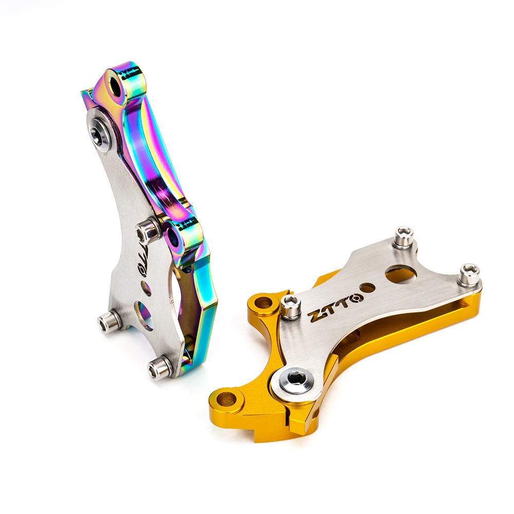 Asiento de conversión de freno de disco de bicicleta ZTTO Modificación de bicicleta de carretera de montaña con freno de disco convertidor de base de disco de freno