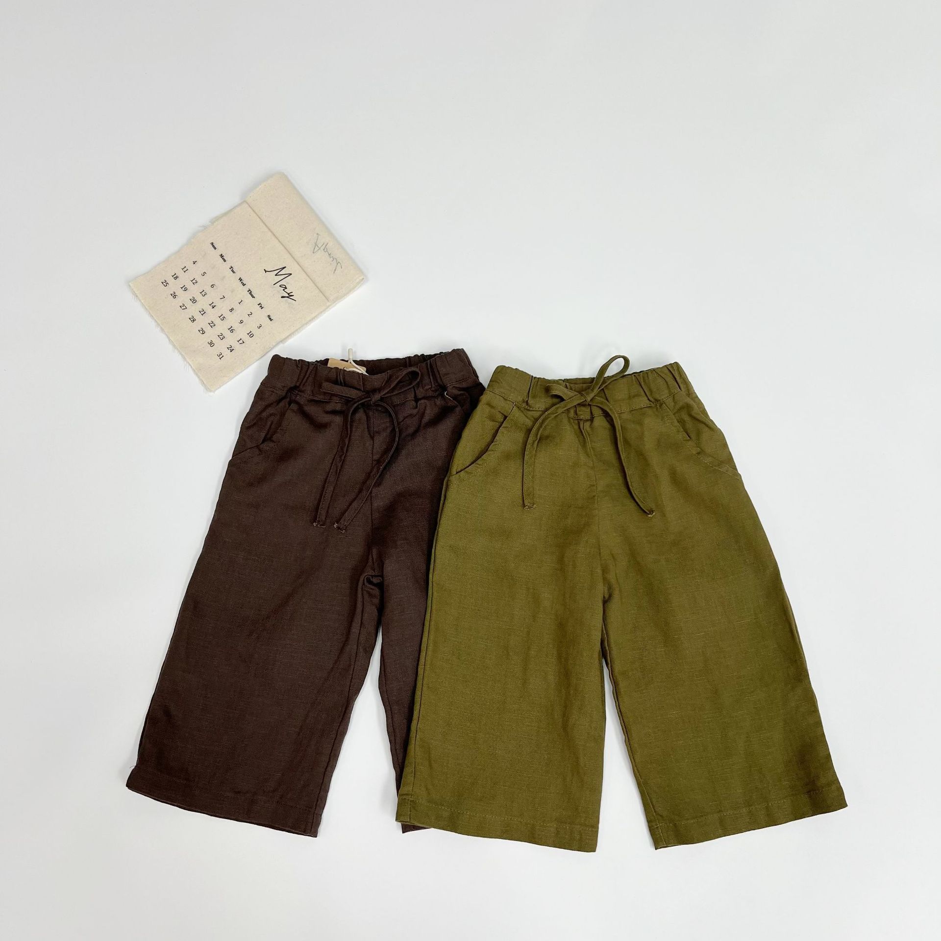 Children's Pants 2025 Summer New Boys' Trousers Korean Solid Color Loose Comfortable Girls' Casual Pants All-match Thin