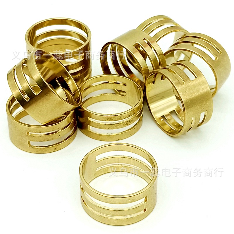 厂家现货直销手工挂圈戒指DIY开口圈指环饰品小工具铜配件批发