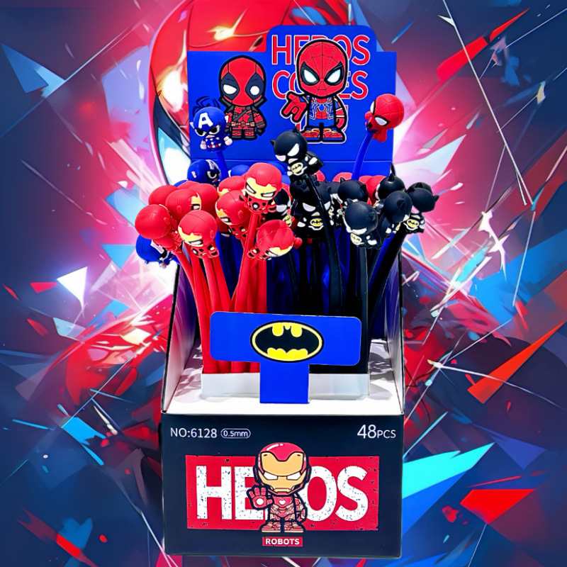 Cartoon pegamento suave rock music bolígrafo neutro alto valor facial adorable bolígrafo creativo bolígrafo publicitario estudiantes fáciles de usar papelería pequeños premios