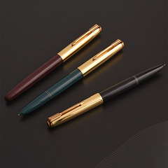 HERO英雄鋼筆上海總廠616懷舊復古老款經典金帽黃尖學生書寫練字