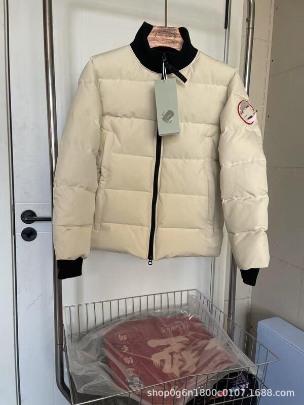 新款大鹅正确版大口袋高端情侣派克棉服加厚连帽男女防风保暖外套|undefined