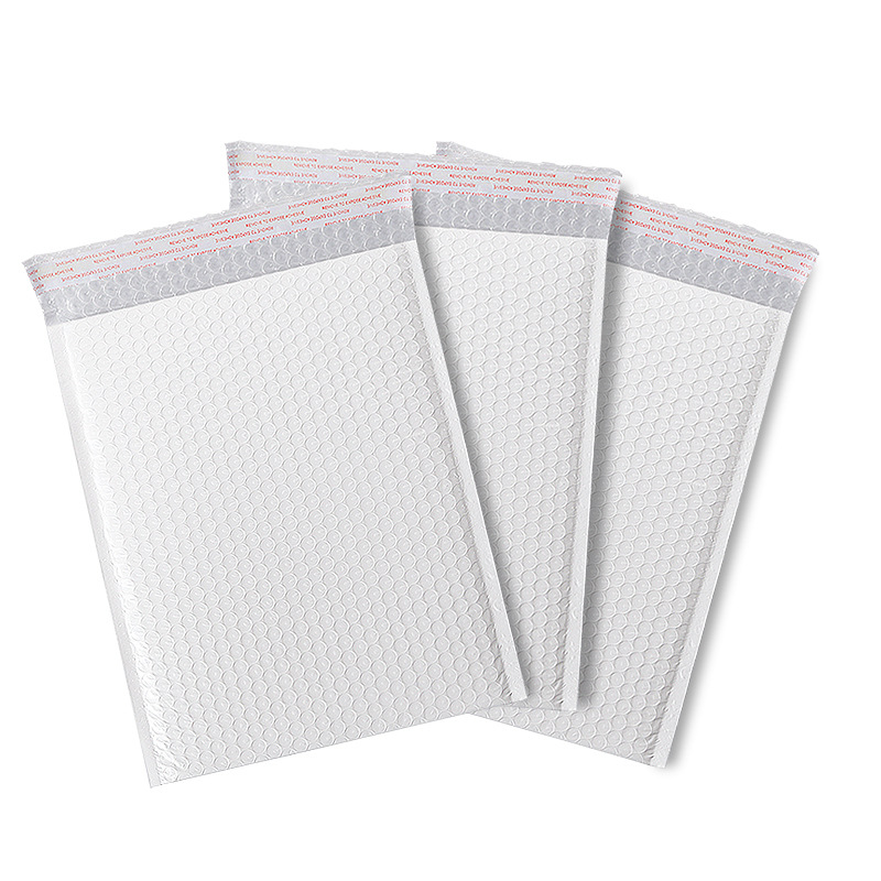 Bolsa de burbujas de película perlada compuesta, bolsa autoadhesiva, bolsa exprés, bolsa de embalaje engrosada, bolsa de espuma exprés blanca al por mayor