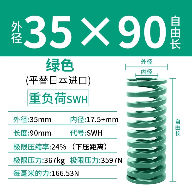 합금강 녹색 35×90