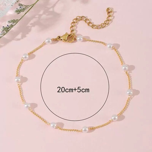 Cross-border Western and Eastern New Style Simulated Pearl Cross Necklace Fashion Simple Lock Chain Lady Personality Retro Accessory