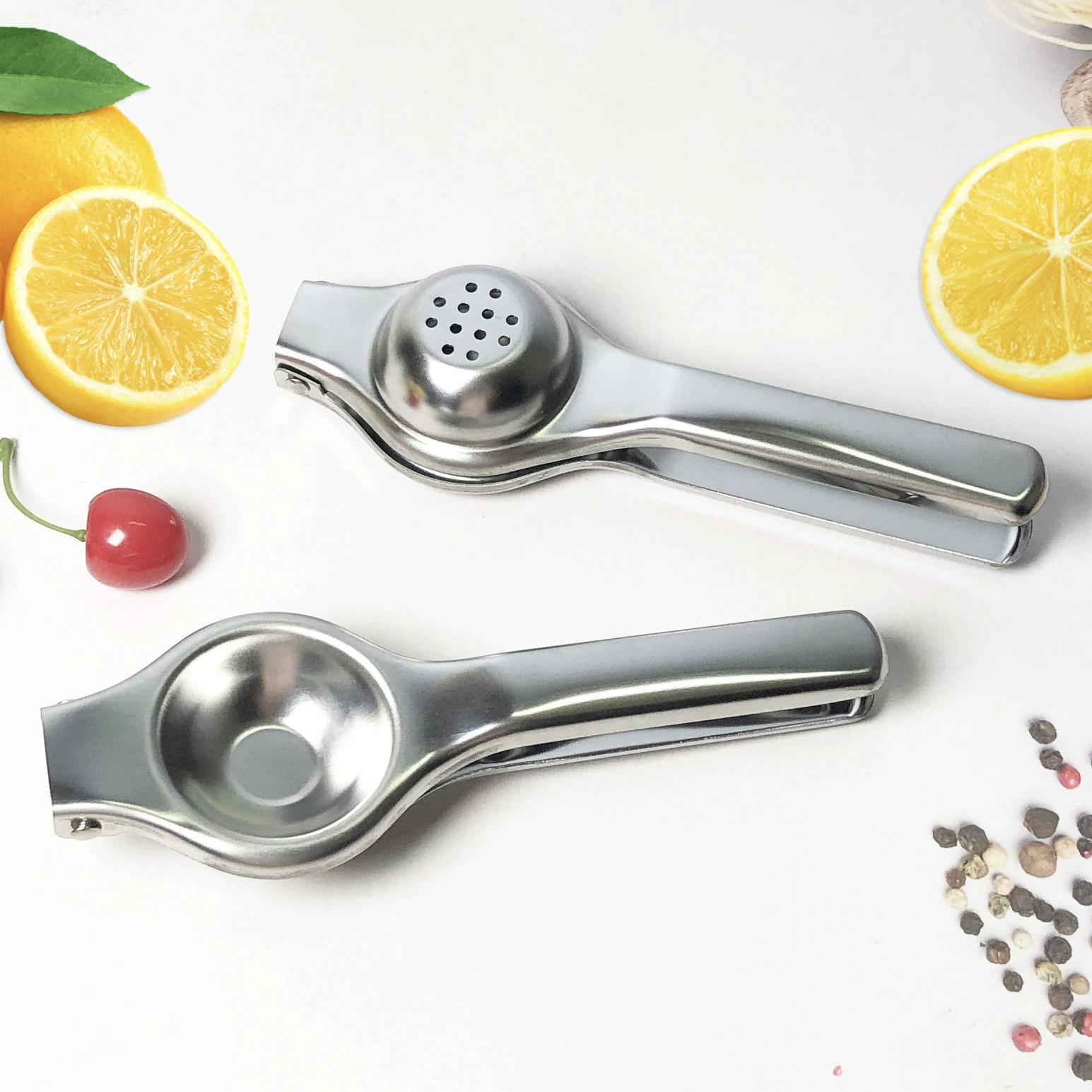 Утолщение из нержавеющей стали лимон соковыжималка Многофункциональная соковыжималка ручной лимон зажим для сжатия домашних фруктов соковыжималка