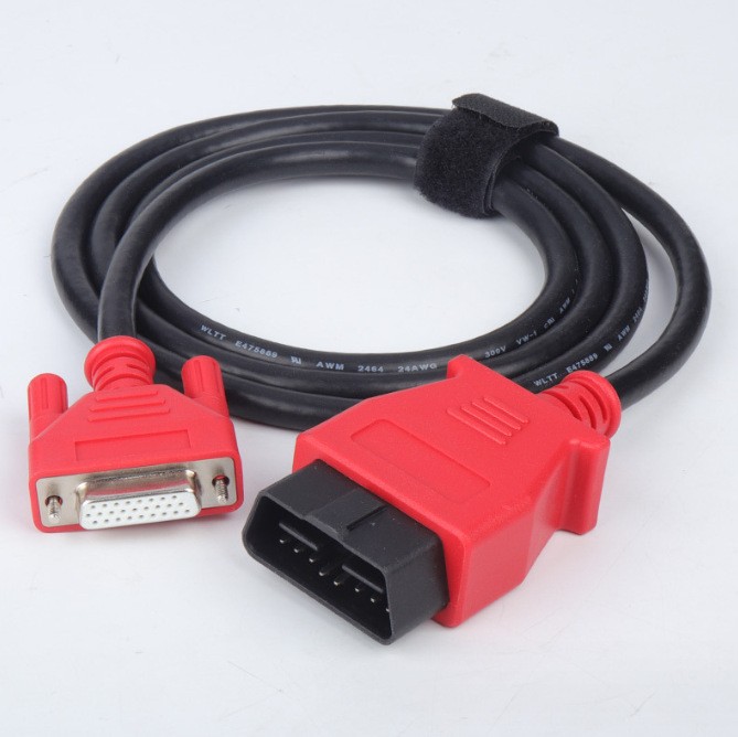 适用于autel道通908/MS906/905/908PRO主机线蓝牙诊断线OBD连接线