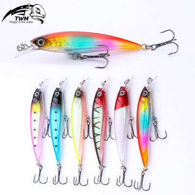 厂家新款米诺路亚饵 淡水海钓仿生假饵 7.4gABS塑料远投浮水米诺|ru