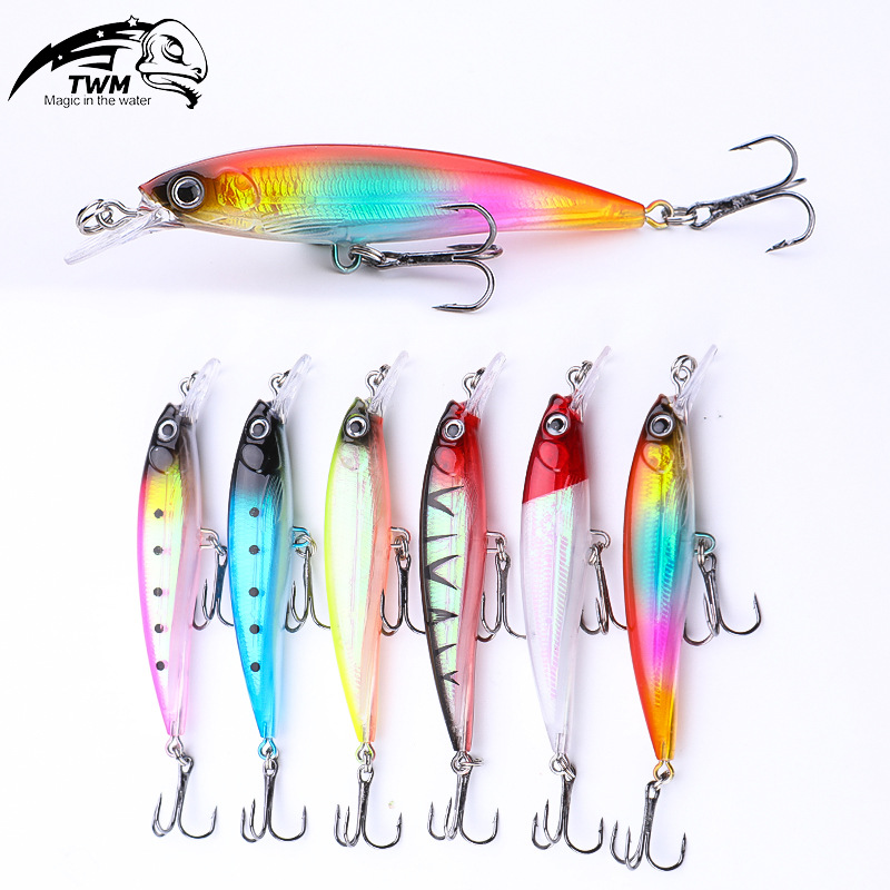 厂家新款米诺路亚饵 淡水海钓仿生假饵 7.4gABS塑料远投浮水米诺|ru