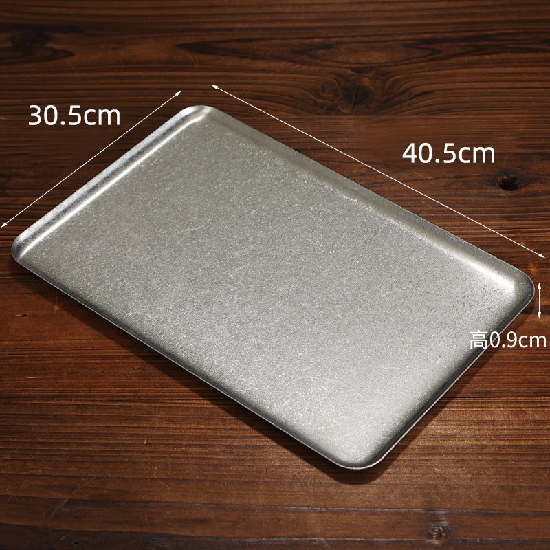 40*30cm 직사각형 트레이(레트로 스타일)