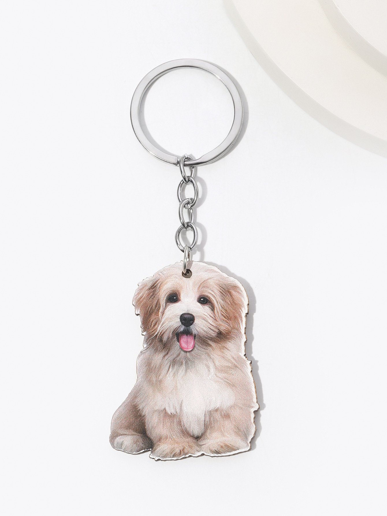 9g Weight Keychain Classification Daily Occasion Wood Material Dog Pattern Unisex Gender Cute Style Cute Dog Wood Unisex Keychain 14