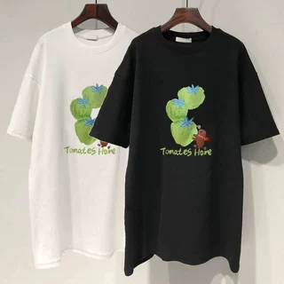 过臀中长款磨毛款圆领短袖t恤女韩版宽松休闲黑色半袖上衣秋季潮