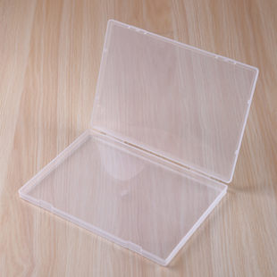 (Wholesale), transparent rectangular plastic accessory, storage box, stationery