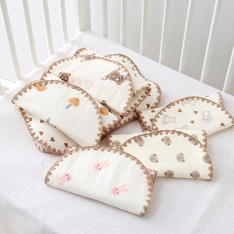almohada para bebés almohada de nubes de verano respirado recién nacido 0 a 6 meses más almohada de forma para proteger la cabeza del bebé almohada anticaídas