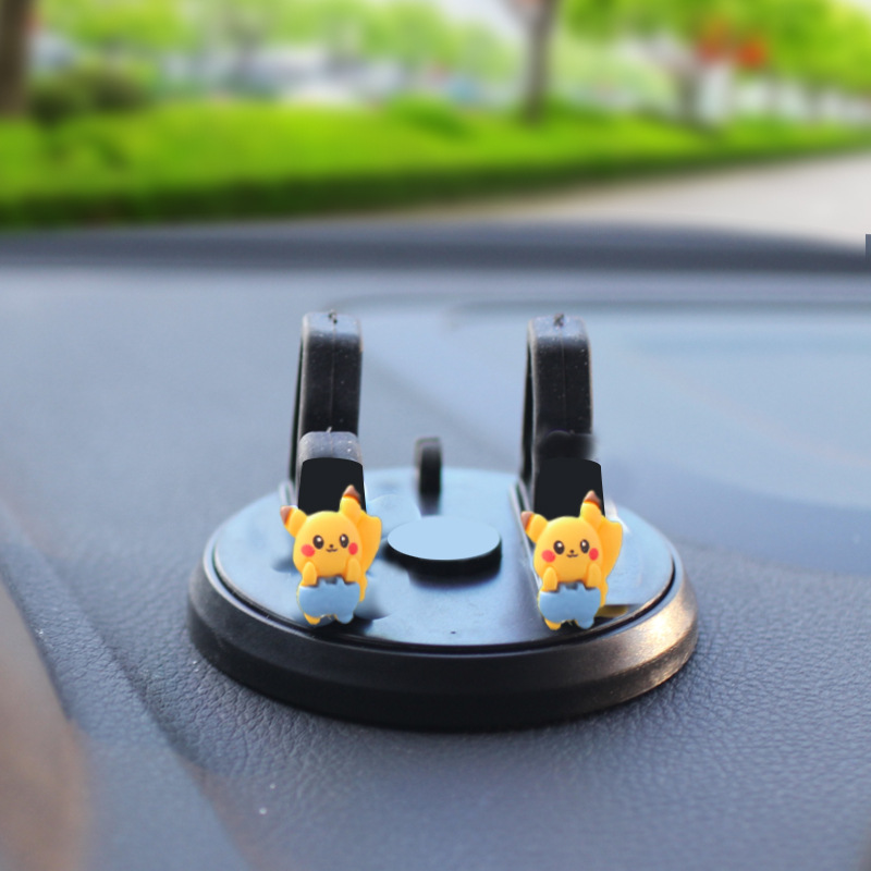 Dibujos animados Pikachu gancho para coche gancho para coche gancho para asiento multifuncional asiento lindo de dibujos animados para niñas