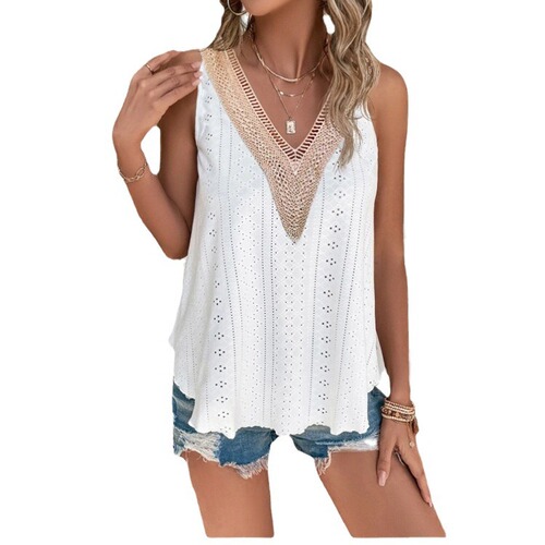 Amazon European and American Women's Summer New Products: V-neck Women's Casual Hooded Top Short Breathable