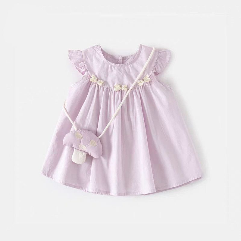 Girls Dress Summer Dress 2025 New Style Baby Girl Super Cute Princess Group Summer Children