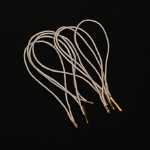 厂家定制白蜡绳线黄色穿插吊粒吊牌辅料箱包手工服饰鞋帽固定挂件