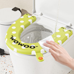 【Gardenia】アロマテラピー トイレマット EVA 防水 増粘 四季通用 シートクッション 拭ける 洗える 便座カバー