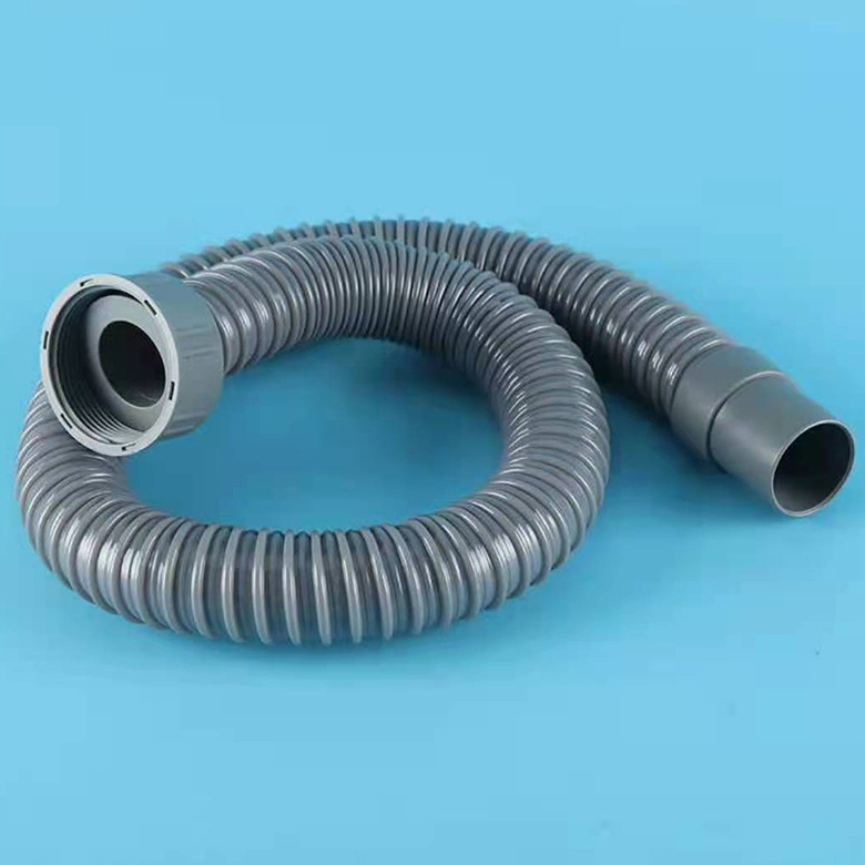 厂家批发单槽防臭下水管  厨房面盆下水软管 带防臭圈下水管