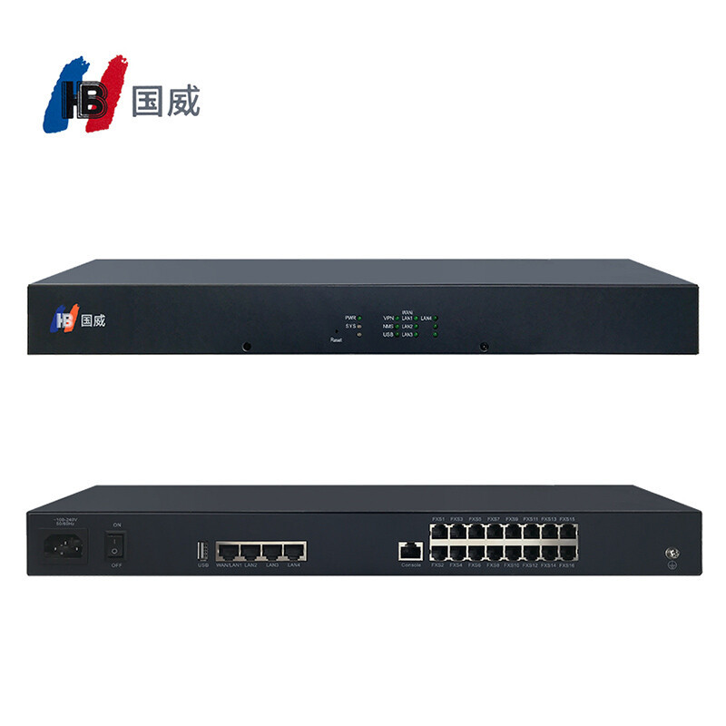 Guowei IP Voice Gateway HB100-8S Internet Phone 8 Prophone Protocolo SIP Puerta de enlace IAD Transferencia SIP