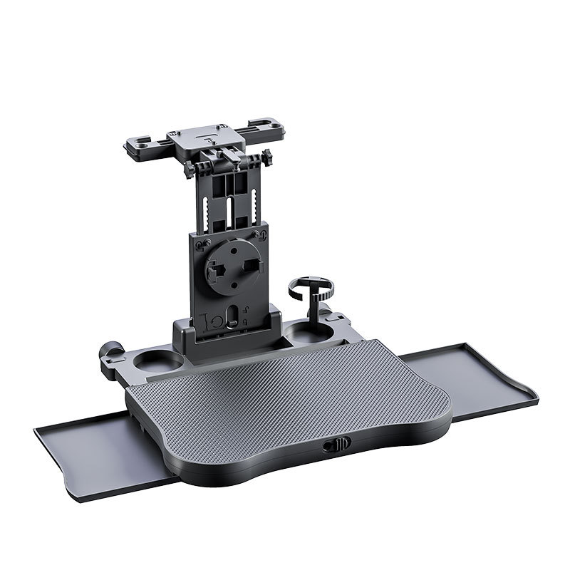 Qìchē Car Tray Table Back Seat Folding Table Car Eating Artifact Rear (Car table board) - upgraded-car-table-with-drawer-black-pad