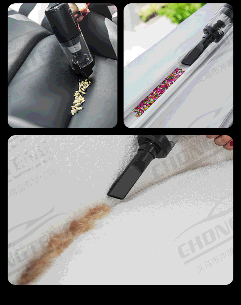 [Customized] Car Vacuum Cleaner, Handheld, Ultra-Large Suction Power, Wireless Portable Car Vacuum Cleaner, Dual-Purpose for Both Suction and Blowing